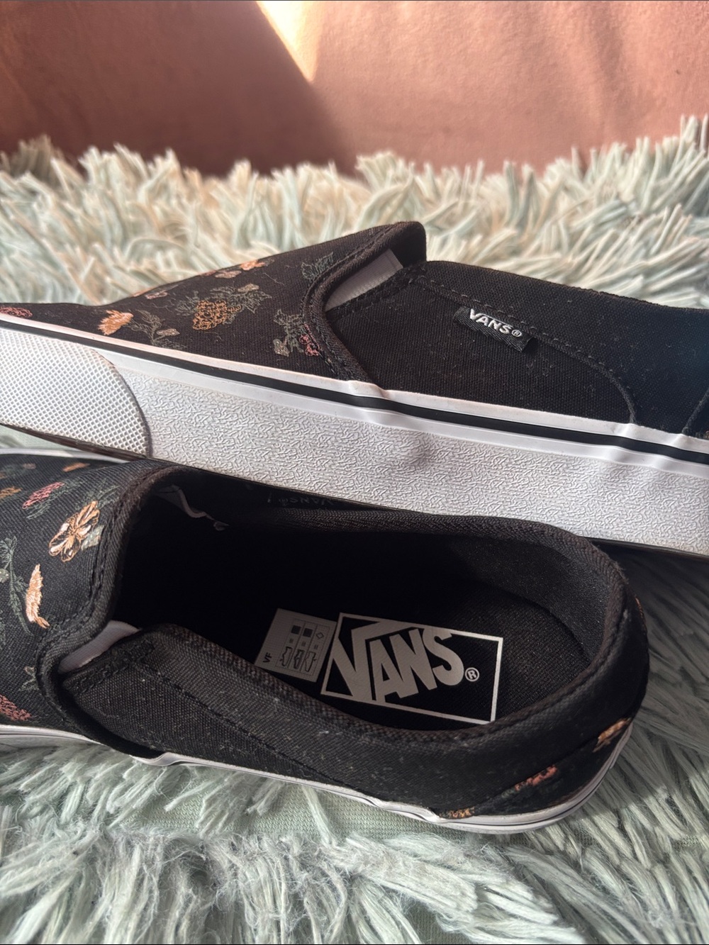 Vans - Off the Walls Slip-On Sneakers Floral - Picture 10 of 11